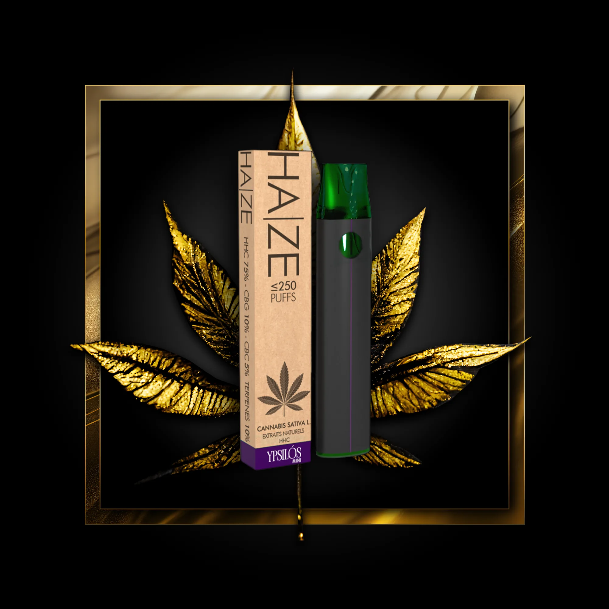 Haze (za enkratno uporabo) 250 vpihov - 0,50 ml. HHC