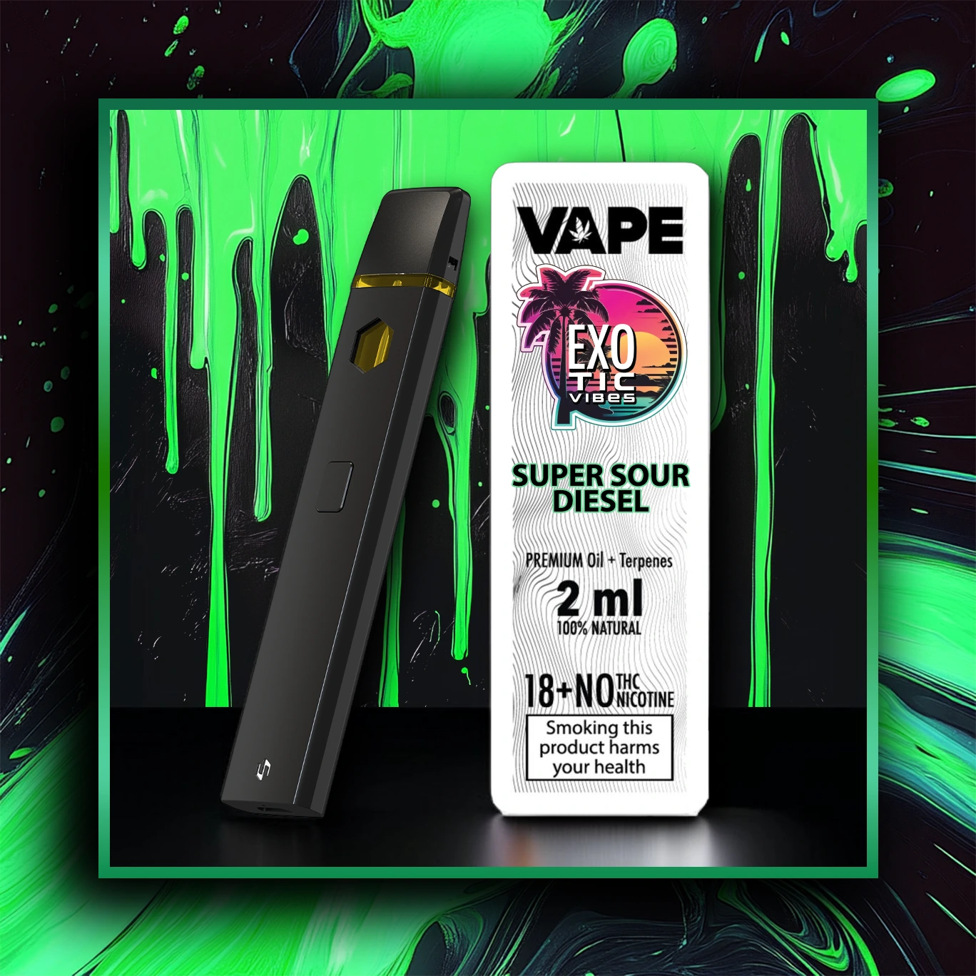 Super Sour Diesel CB9 Premium Vape - 1.00 ml. CB9