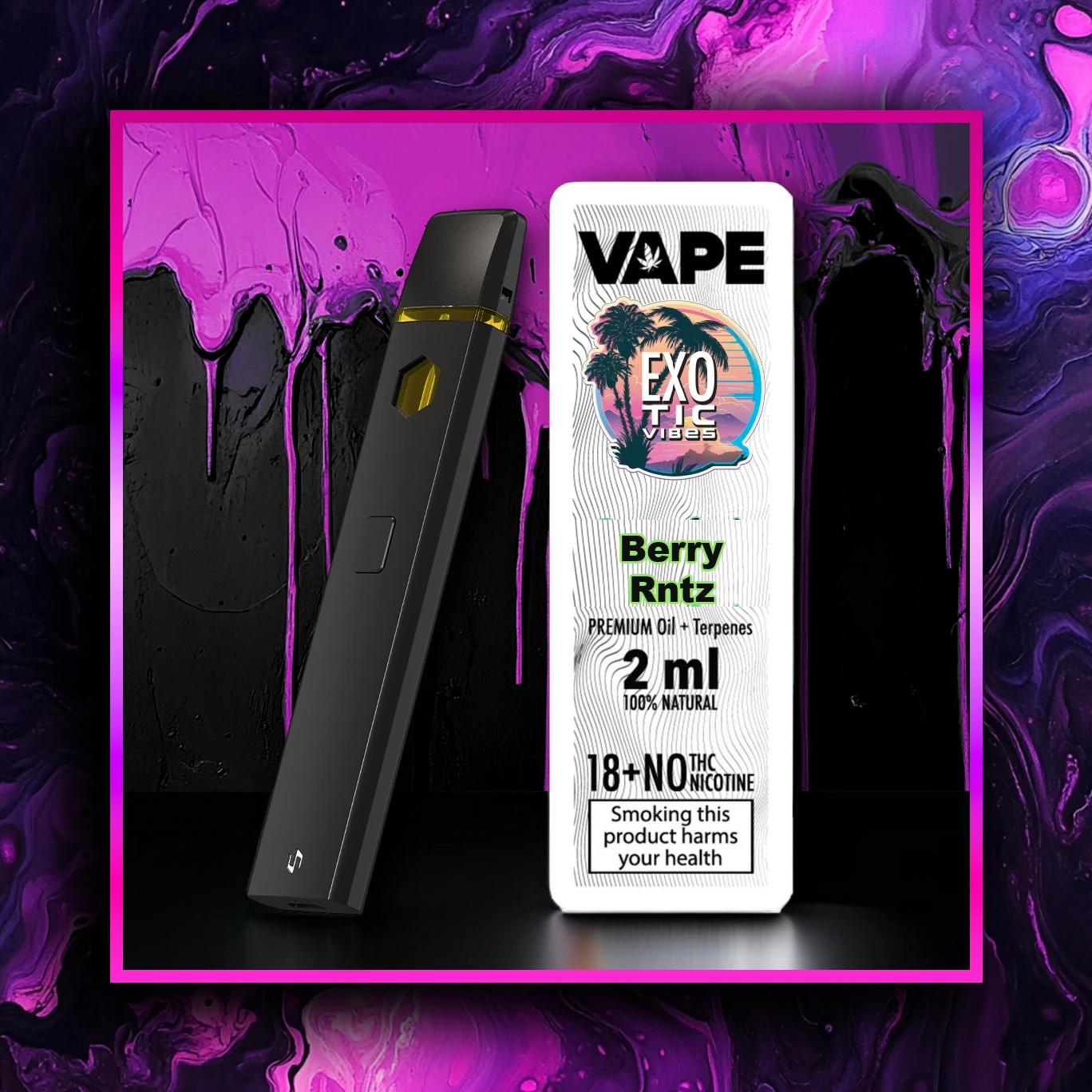 Berry Runtz HCT Premium Vape - 2.00 ml. HCT